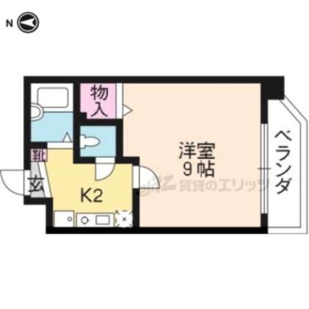 トラスト茶山の物件間取画像